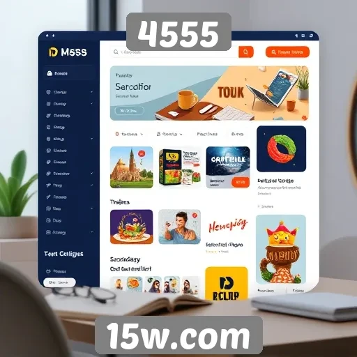 Nova atualização do site 4555 melhora experiência de usuário